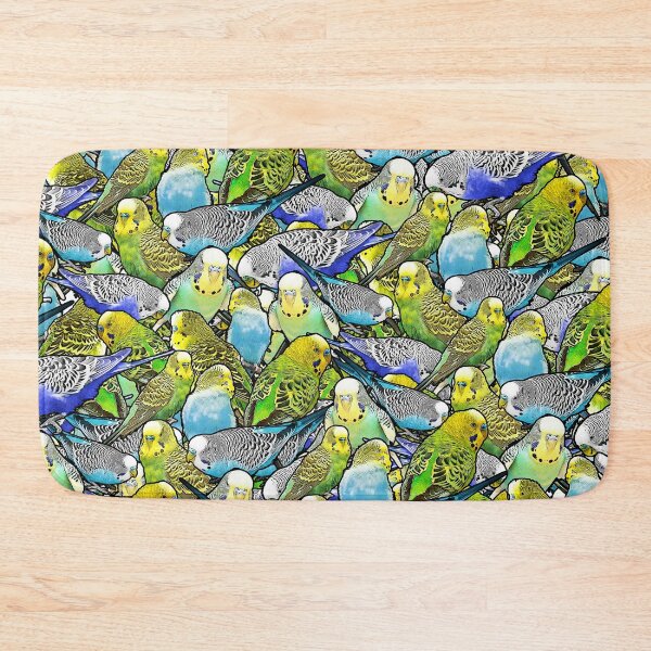 Item preview, Multicoloured Colorful Budgie Pattern designed and sold by Alienphysique.