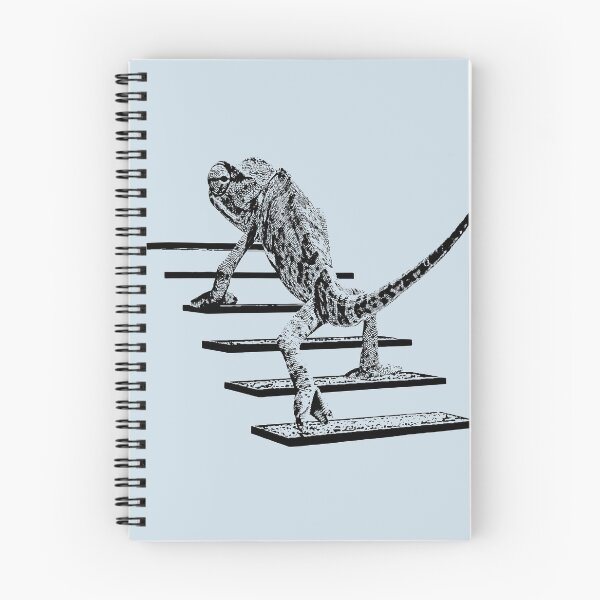 Item preview, Chameleon Climbing Stairs for Chameleon Lovers designed and sold by Scotch Macaskill.