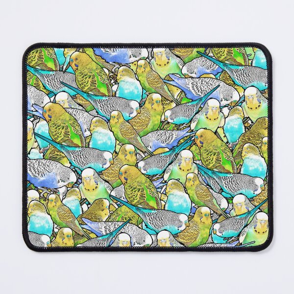 Item preview, Bright Budgie Pattern designed and sold by Alienphysique.