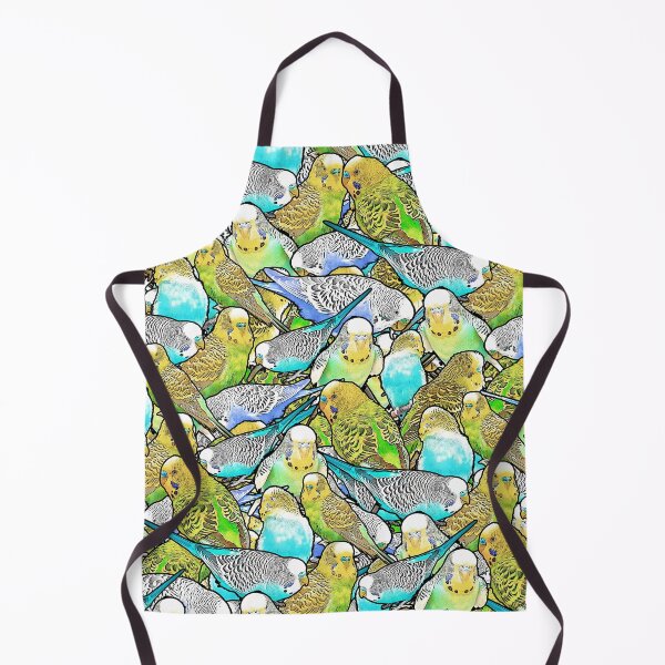 Item preview, Bright Budgie Pattern designed and sold by Alienphysique.