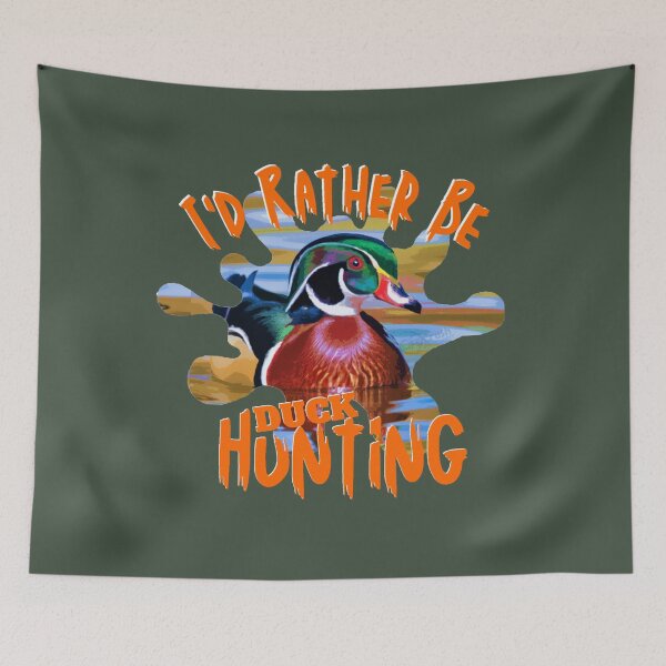 Item preview, I'd Rather Be Wood Duck Hunting Design designed and sold by LifeCrush.