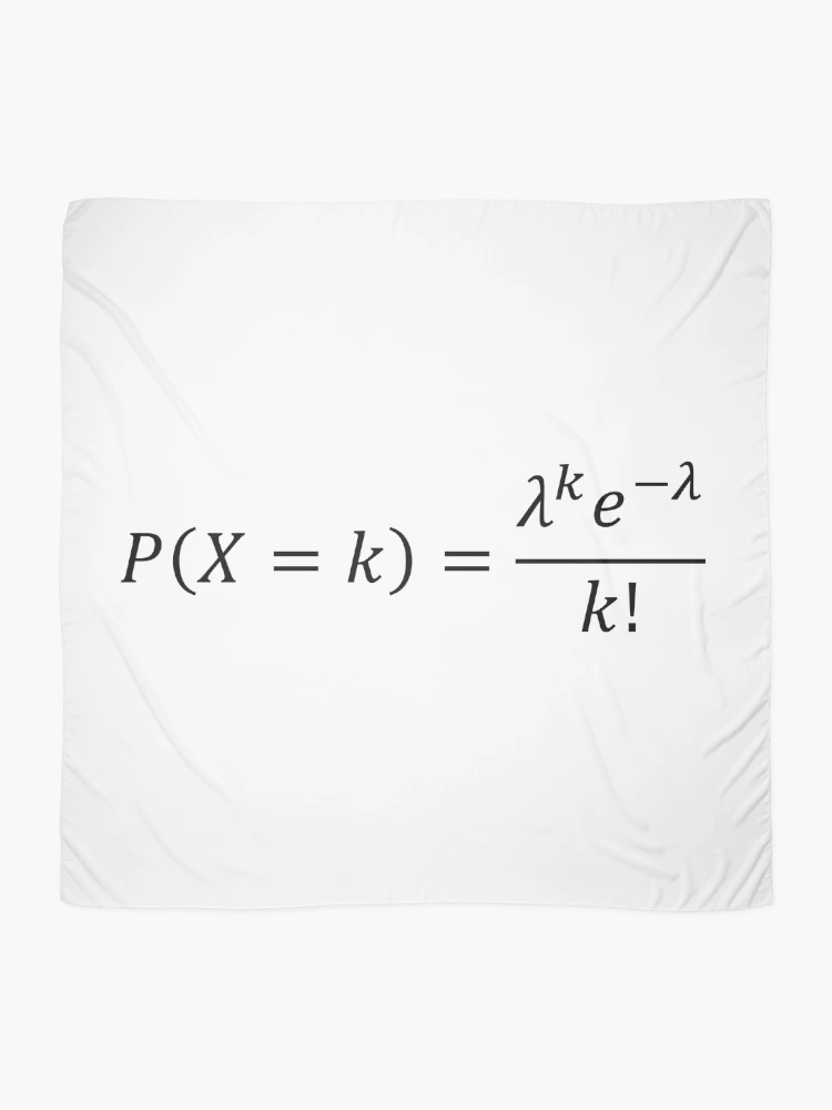 Thumbnail 2 of 3, Scarf, Poisson Distribution - Probability And Math Basics designed and sold by ScienceCorner.