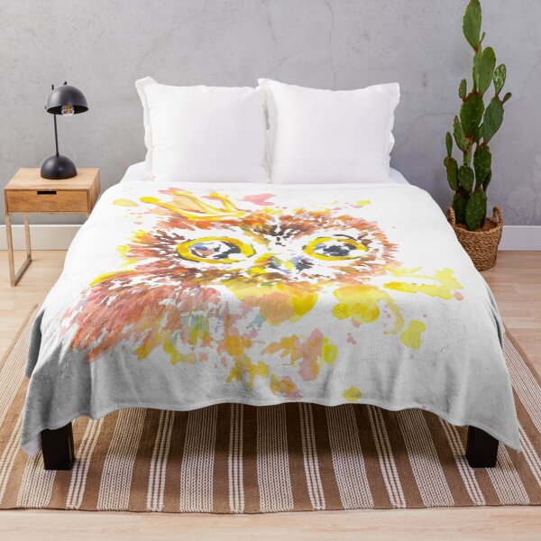 Item preview, Beautiful and Cute Owl Splash Paint designed and sold by Shekevara.