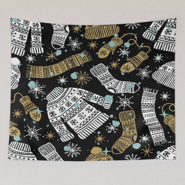Item preview, christmas patterns & cold &snow designed and sold by dyart painting.