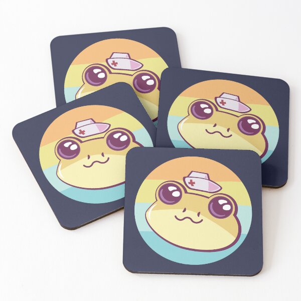 Item preview, Frog With Nurse Hat | Kawaii Frog Christmas designed and sold by THROUGH-LIFE.