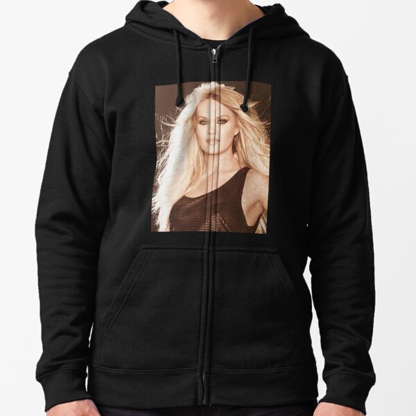 Carrie Underwood Sports Hilarious, Horror-Themed Sweatshirt