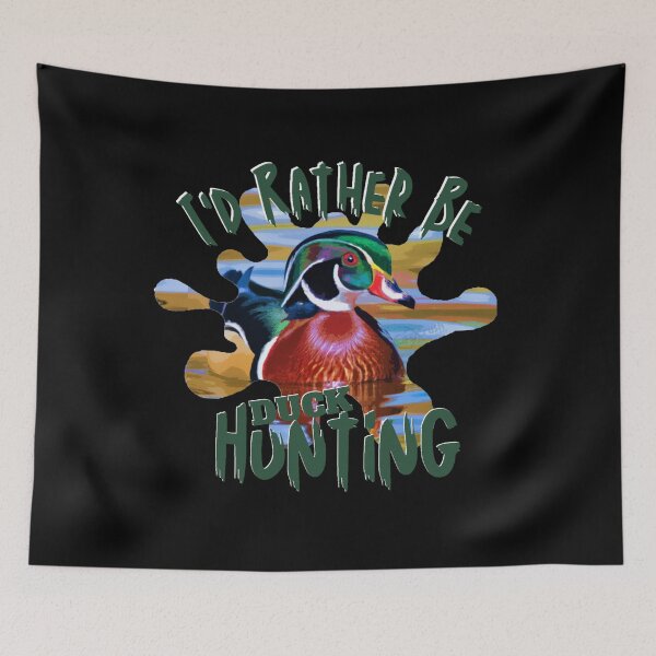 Item preview, I'd Rather Be Wood Duck Hunting Design designed and sold by LifeCrush.