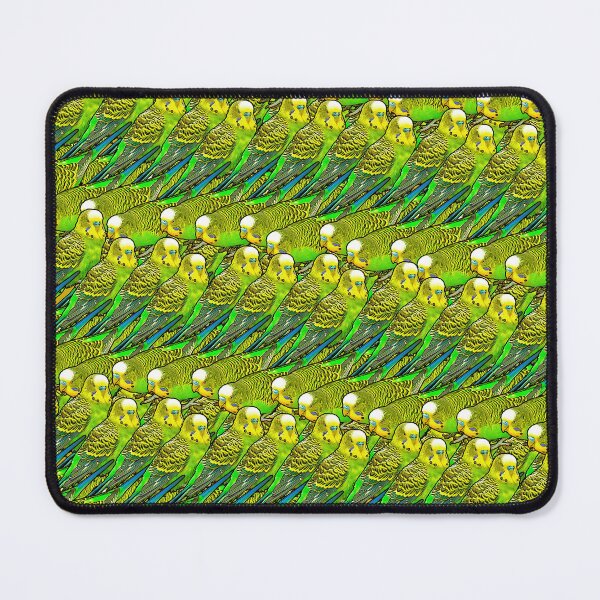 Item preview, Budgie Wave Funny Pattern designed and sold by Alienphysique.