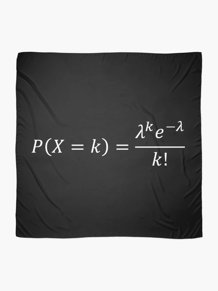 Thumbnail 2 of 3, Scarf, Poisson Distribution - Probability And Math Basics designed and sold by ScienceCorner.