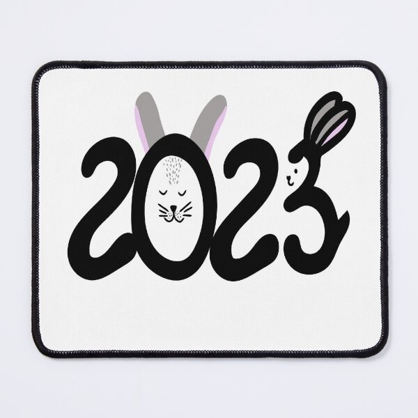 Item preview, 2023 lettering with rabbit designed and sold by W&M Store.