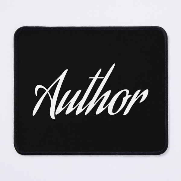 Item preview, "Author" written in cursive handwriting font designed and sold by BunchOfWords.