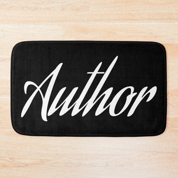 Item preview, "Author" written in cursive handwriting font designed and sold by BunchOfWords.
