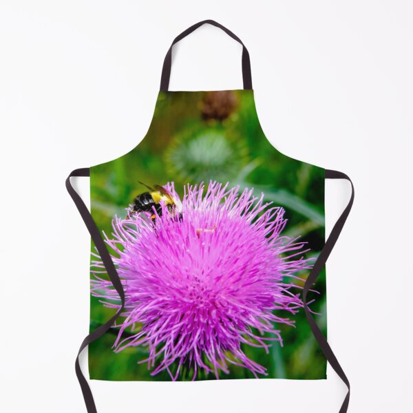 Item preview, Bee On Pink Flowering Thistle designed and sold by Robert Alsop.