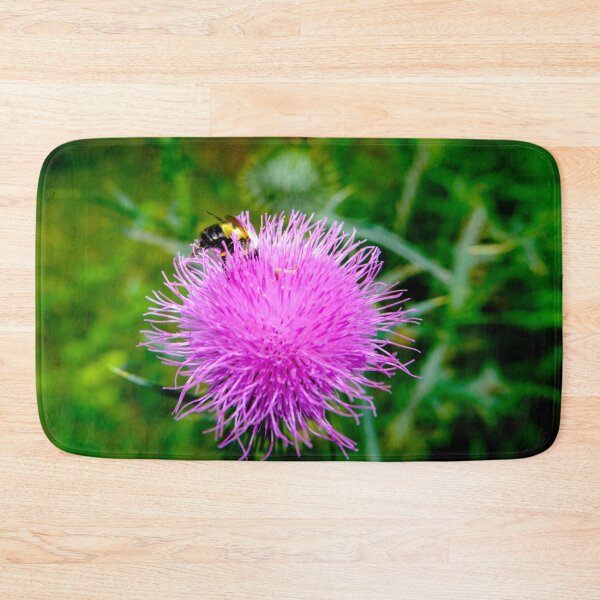 Item preview, Bee On Pink Flowering Thistle  designed and sold by Robert Alsop.