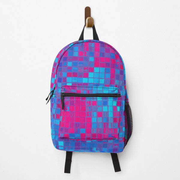 Item preview, Neon Checkerboard Mosaic Pattern designed and sold by Dator-Abstracts.