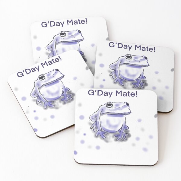 Item preview, Gday mate,frog designed and sold by Jacinta hunt.