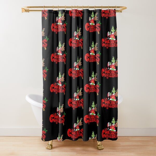 Mr Grinch Shower Curtain How The Grinch Stole Christmas Polyester