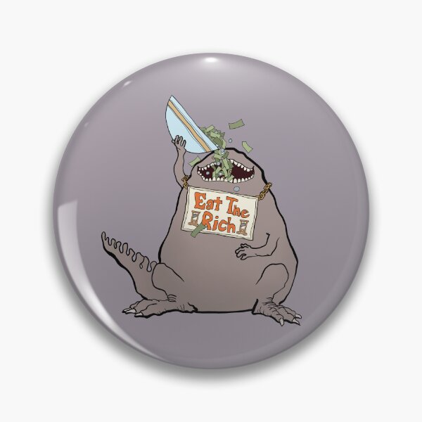 Item preview, The hungry thing eats the rich (lavender) designed and sold by Thebeesknees17.