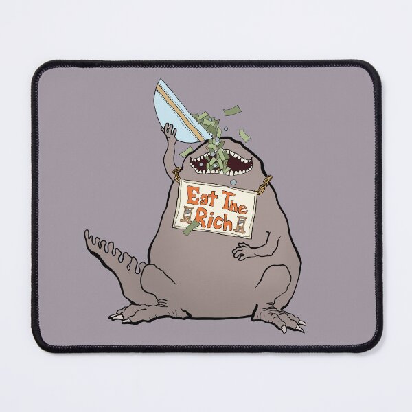 Item preview, The hungry thing eats the rich (lavender) designed and sold by Thebeesknees17.