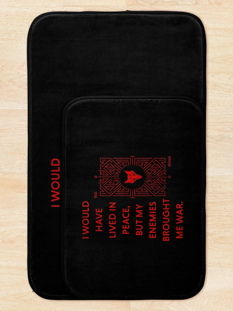 Thumbnail 5 of 6, Bath Mat, Red Rising designed and sold by Game911.