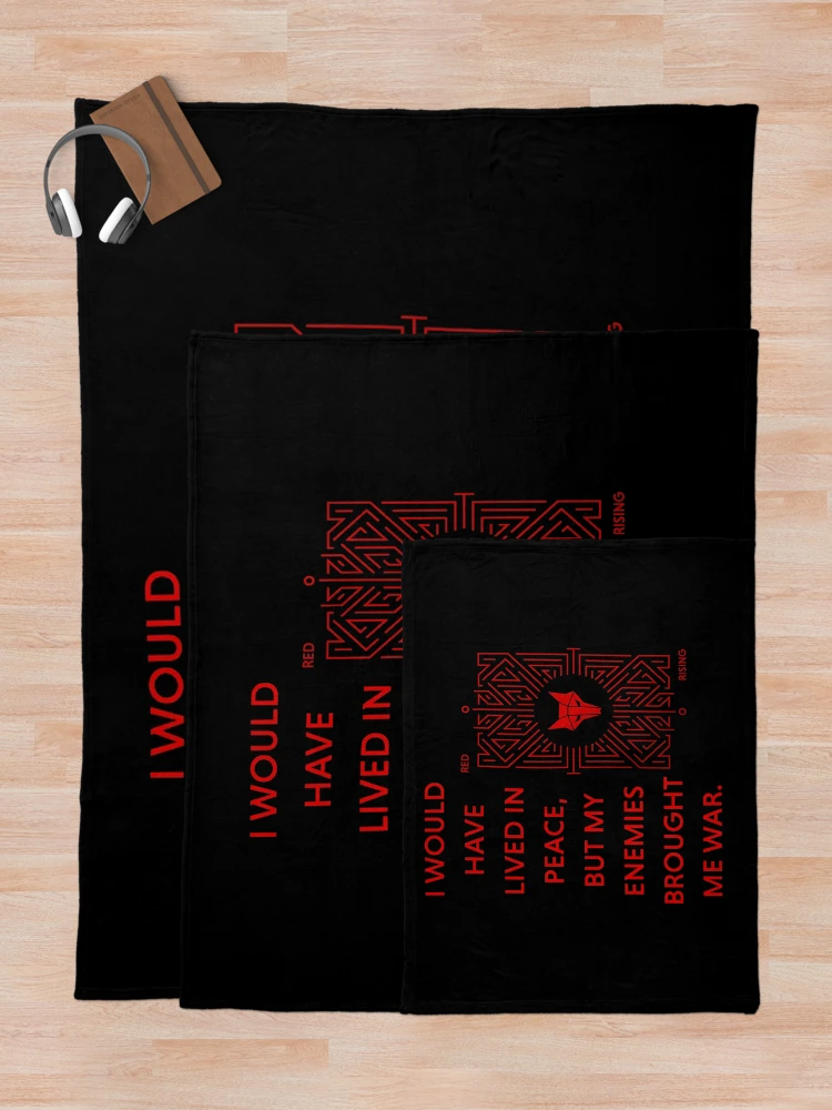 Thumbnail 5 of 6, Throw Blanket, Red Rising designed and sold by Game911.