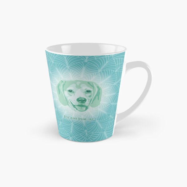 Item preview, Beagle Neo Mint Smiling Face "Hey, nice seein' ya"  designed and sold by DuFauna.