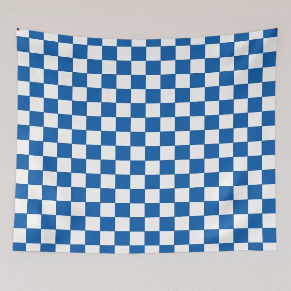 Item preview, Greece National Colors Plaid Pattern designed and sold by Dator-Abstracts.
