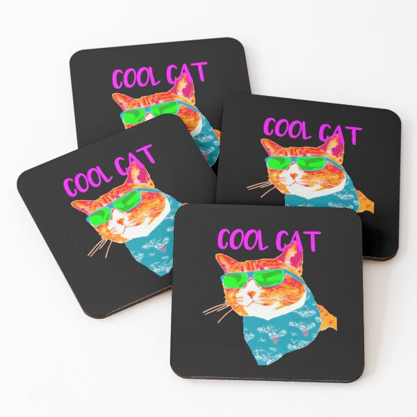 Item preview, Cool Cats in Sunglasses – Funky Stylish Cat Art designed and sold by Vividality.