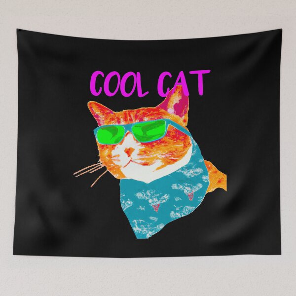 Item preview, Cool Cats in Sunglasses – Funky Stylish Cat Art designed and sold by Vividality.