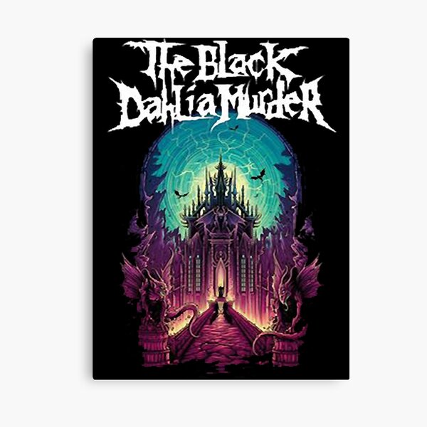 desain - the black Canvas Print