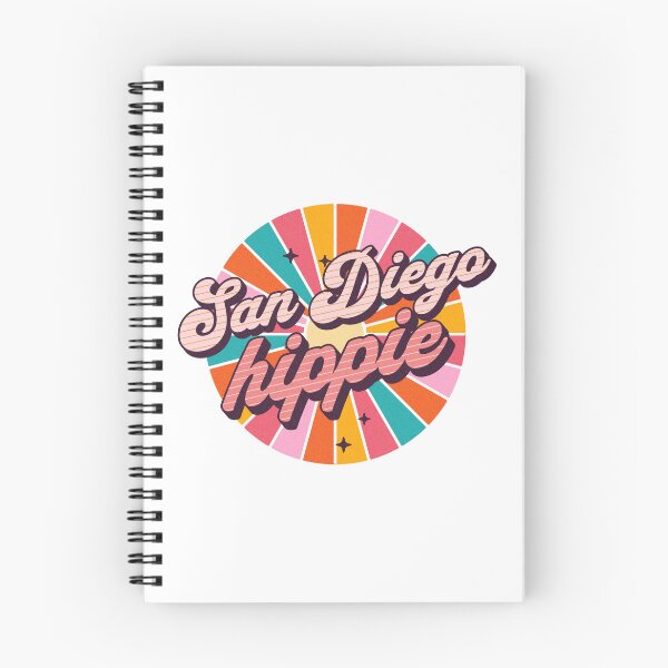 Item preview, San Diego Hippie - I Love California - Hippie Gift Idea - Christmas designed and sold by AlanPhotoArt.