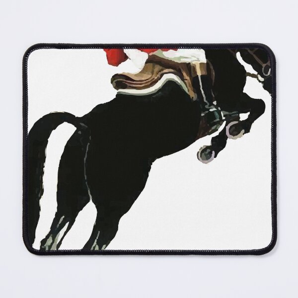 Item preview, Vintage Fox Hunt Rider Jumping Red Coat designed and sold by BlackGloveDsign.