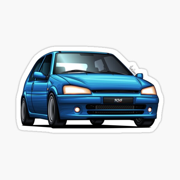 Zen Graphics - Peugeot 106 GTi / Rallye Swoosh Stickers / Decals