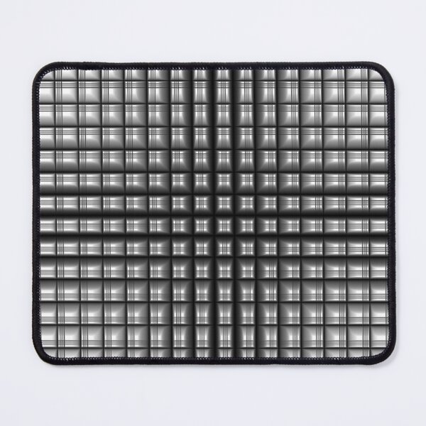 Item preview, Stainless Steel Cross - Digital Abstract Art 3d Cube Grid Pattern designed and sold by Dator-Abstracts.