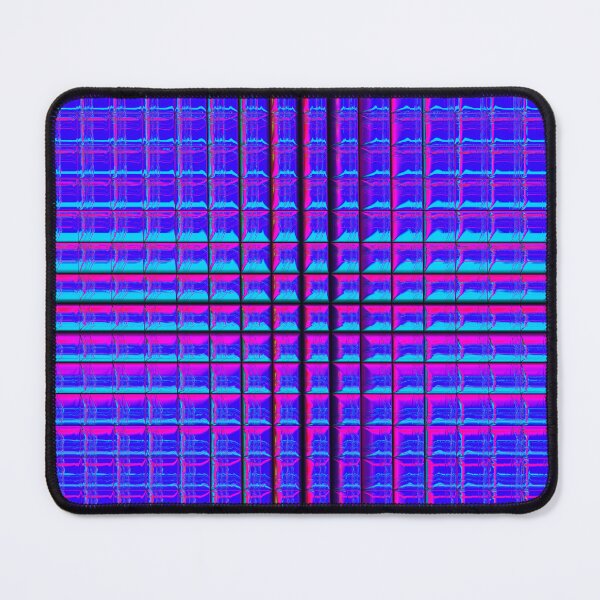 Item preview, Gridded Cyberpunk Cross - Digital Abstract Art 3d Checked Grid Pattern designed and sold by Dator-Abstracts.