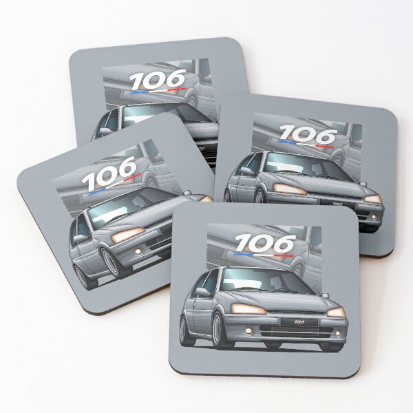 Item preview, Peugeot 106 Rallye GTI Light Gray designed and sold by Racing Art Store.
