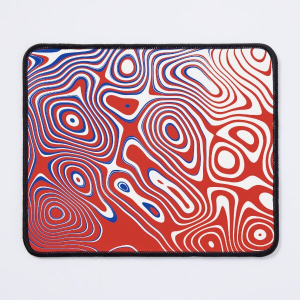 Item preview, Chile National Colors | Modern Abstract Liquid Art designed and sold by Dator-Abstracts.