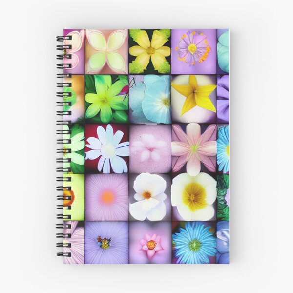 Item preview, Flowers pattern grid designed and sold by aiartoday.