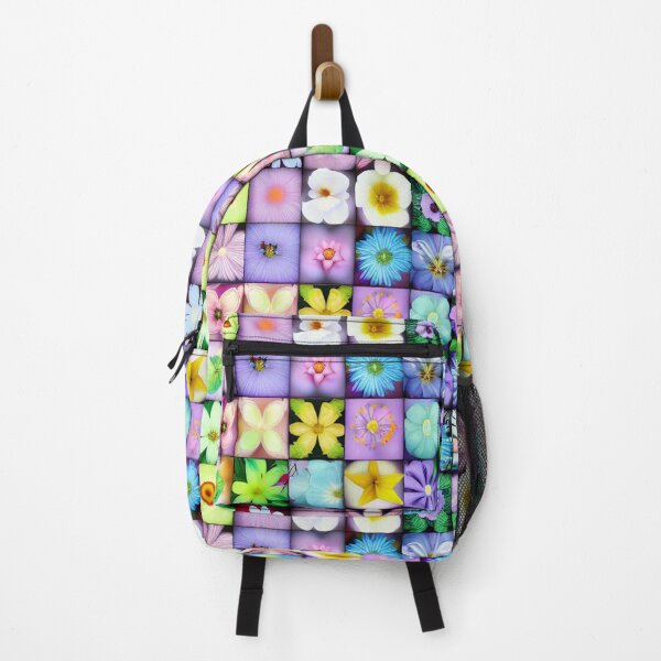 Item preview, Flowers pattern grid designed and sold by aiartoday.