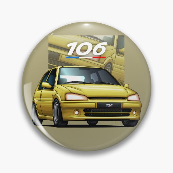 Item preview, Peugeot 106 Rallye GTI Yellow designed and sold by Racing Art Store.