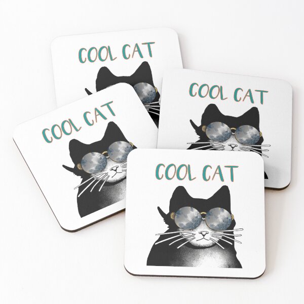 Item preview, Cool Cats in Sunglasses – Funky Stylish Cat Art designed and sold by Vividality.