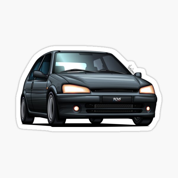 Autocollant / Sticker Carrosserie Peugeot - Noir /// en Stock sur BIXESS™