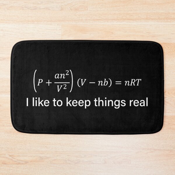 Item preview, Real Gaz of van der Waals Equation - Thermodynamics And Physics designed and sold by ScienceCorner.