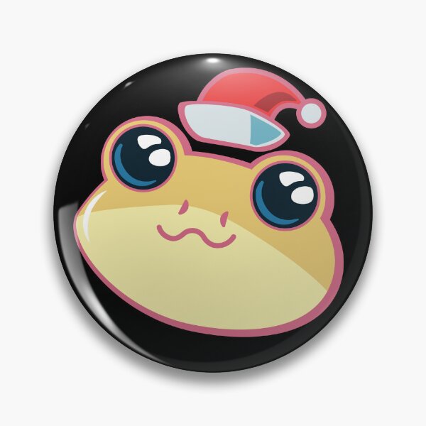 Item preview,  Frog With A Christmas Hat | Kawaii Frog Christmas designed and sold by THROUGH-LIFE.