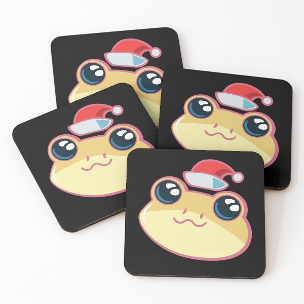 Item preview,  Frog With A Christmas Hat | Kawaii Frog Christmas designed and sold by THROUGH-LIFE.