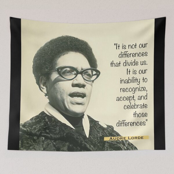 Item preview, Audre Quote.  “It is not our differences that divide us  designed and sold by sourceoflife.