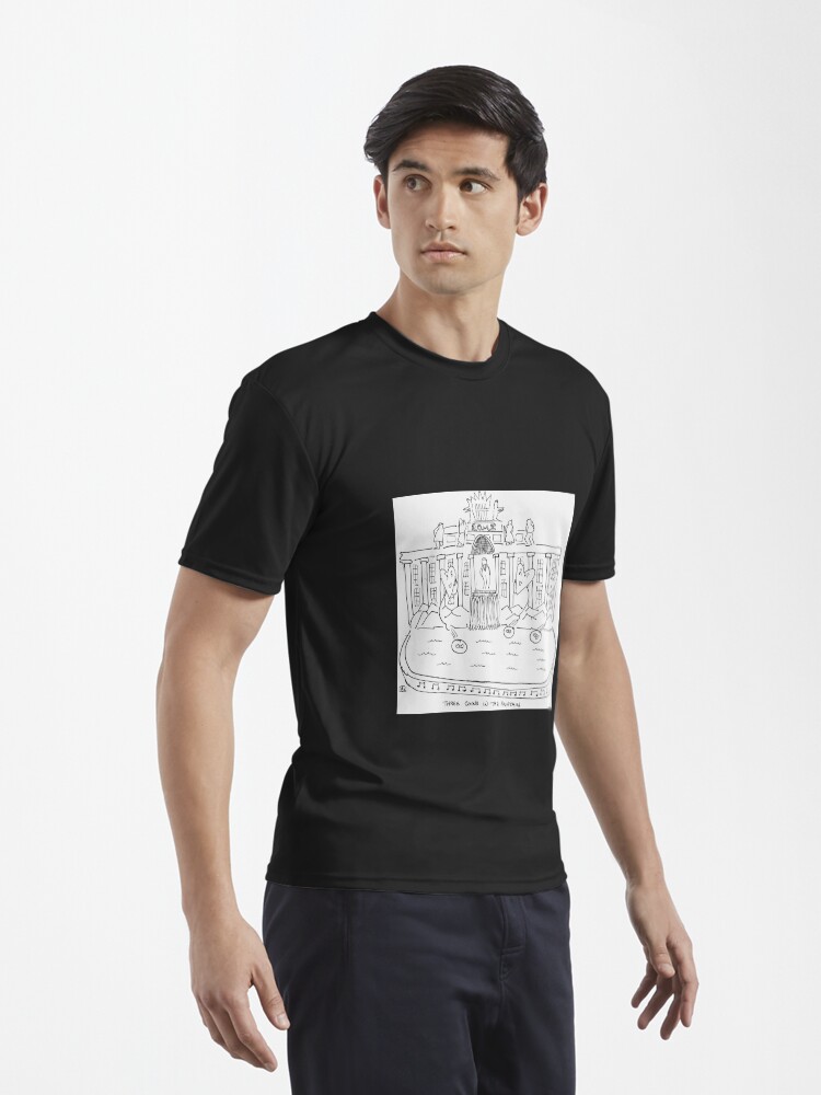 Thumbnail 3 of 7, Active T-Shirt, Three Coins in the Fountain designed and sold by bromfieldpen.