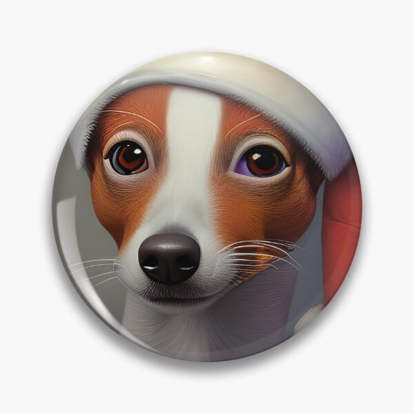 Item preview, Christmas Basenji Wearing A Santa Hat designed and sold by ZenEverAI.