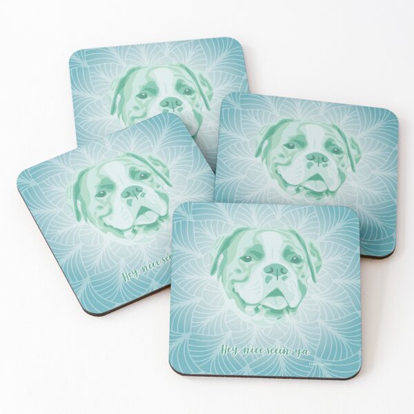 Item preview, Boxer Neo Mint Smiling Face "Hey, nice seein' ya"  designed and sold by DuFauna.