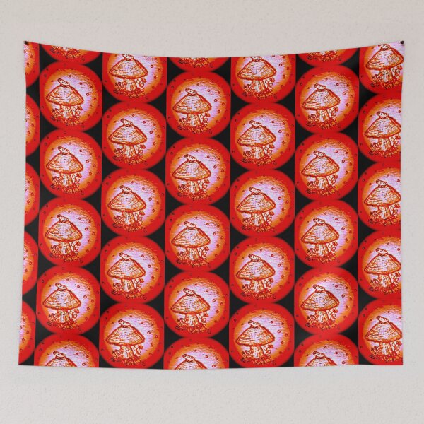 Item preview, Toad on a mushroom in red light  designed and sold by Ivy-Bindig.